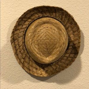 Forever 21 Accessories - Woven straw hat black ribbon Forever 21 Accessories - Woven straw hat black ribbon
